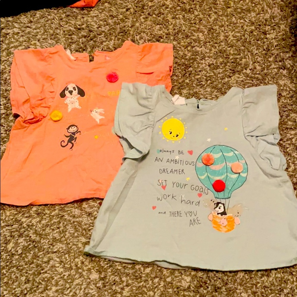 Zara 18-24t tee shirts